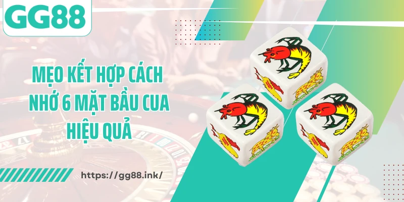 Mẹo kết hợp cách nhớ 6 mặt bầu cua hiệu quả